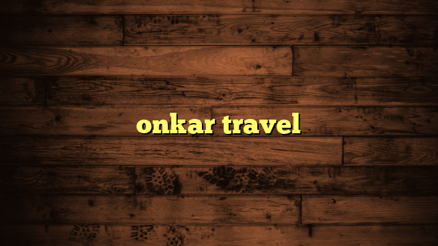 onkar travel